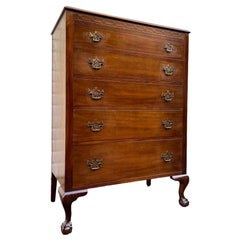 Vintage Dresser with Ball and Claw feet 5 Drawers Dovetailed