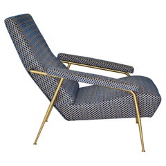 Fauteuil Molteni de Gio Ponti moderne du milieu du siècle dernier, « Via Dezza » D153.1