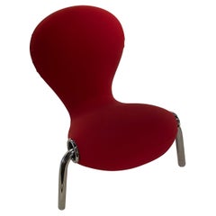 Iconic Space Age Red Embryo Chair by Marc Newson