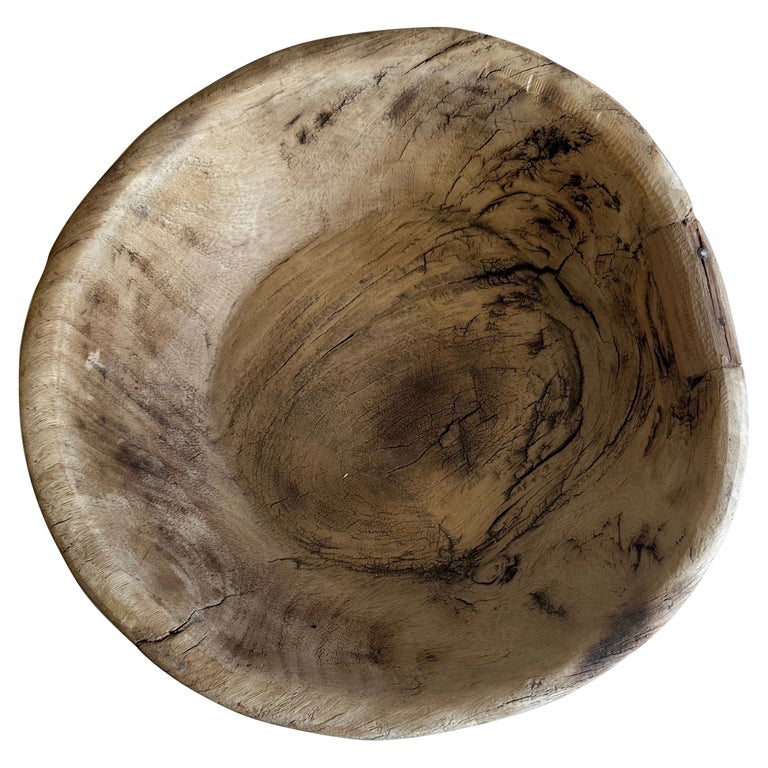 Small Vintage Decorative Wood Bowl For Sale at 1stDibs