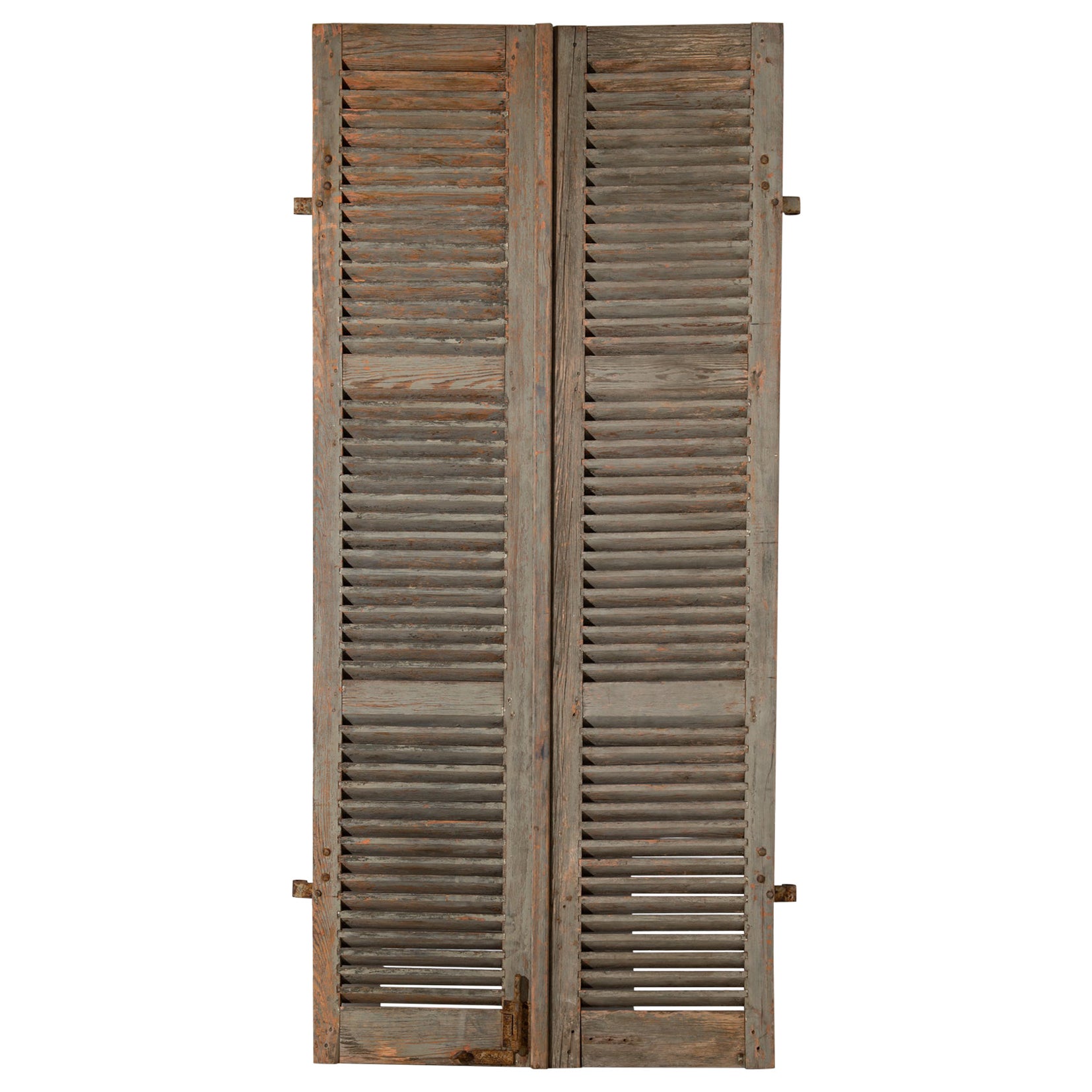 19th Century, French Wooden Shutters, Pair