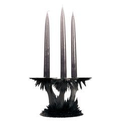 Black Gravity Candle Holder by Jolan Van Der Wiel