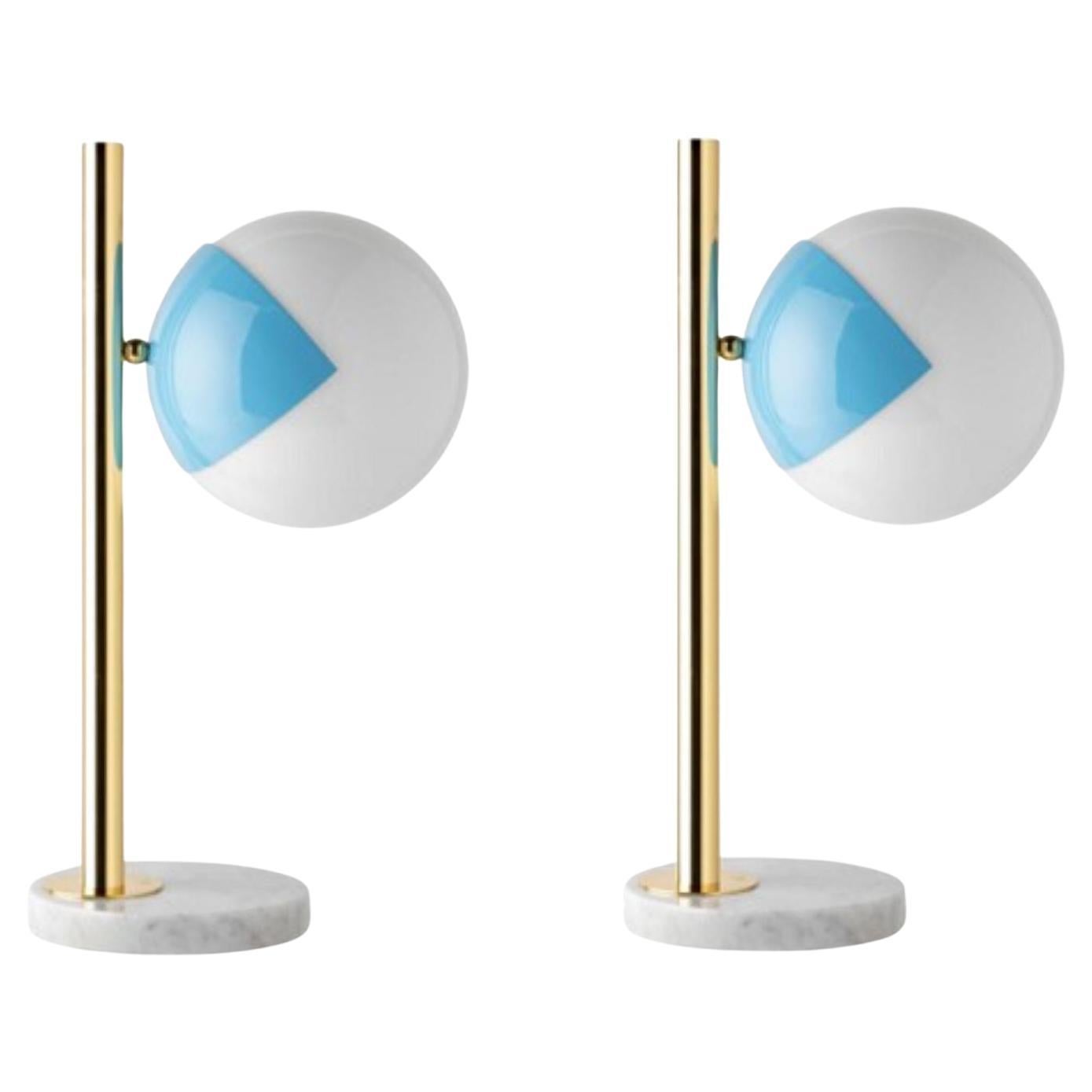 Set of 2 Table Lamps Pop-Up Dimmable by Magic Circus Editions For Sale