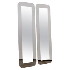 Mirolunga steel frame full length mirrors by Giuliana Gramigna