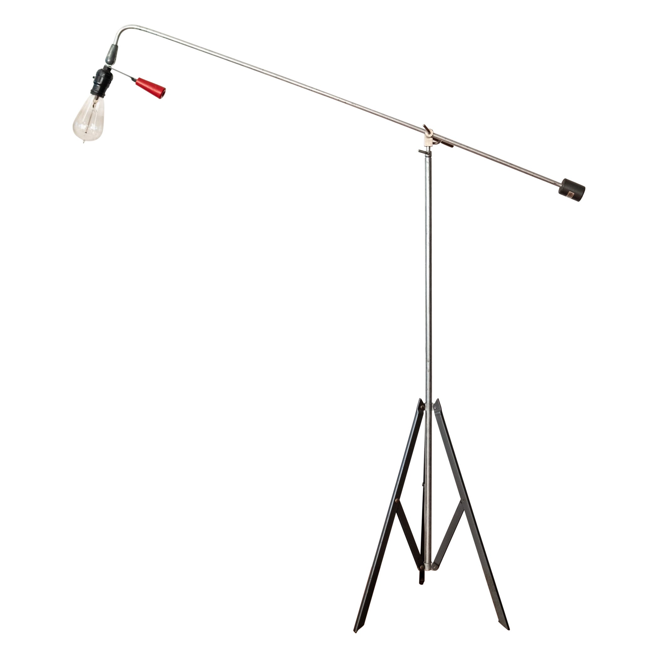 Midcentury Roland Smith Floor Lamp by Smith-Victor Corporation For Sale