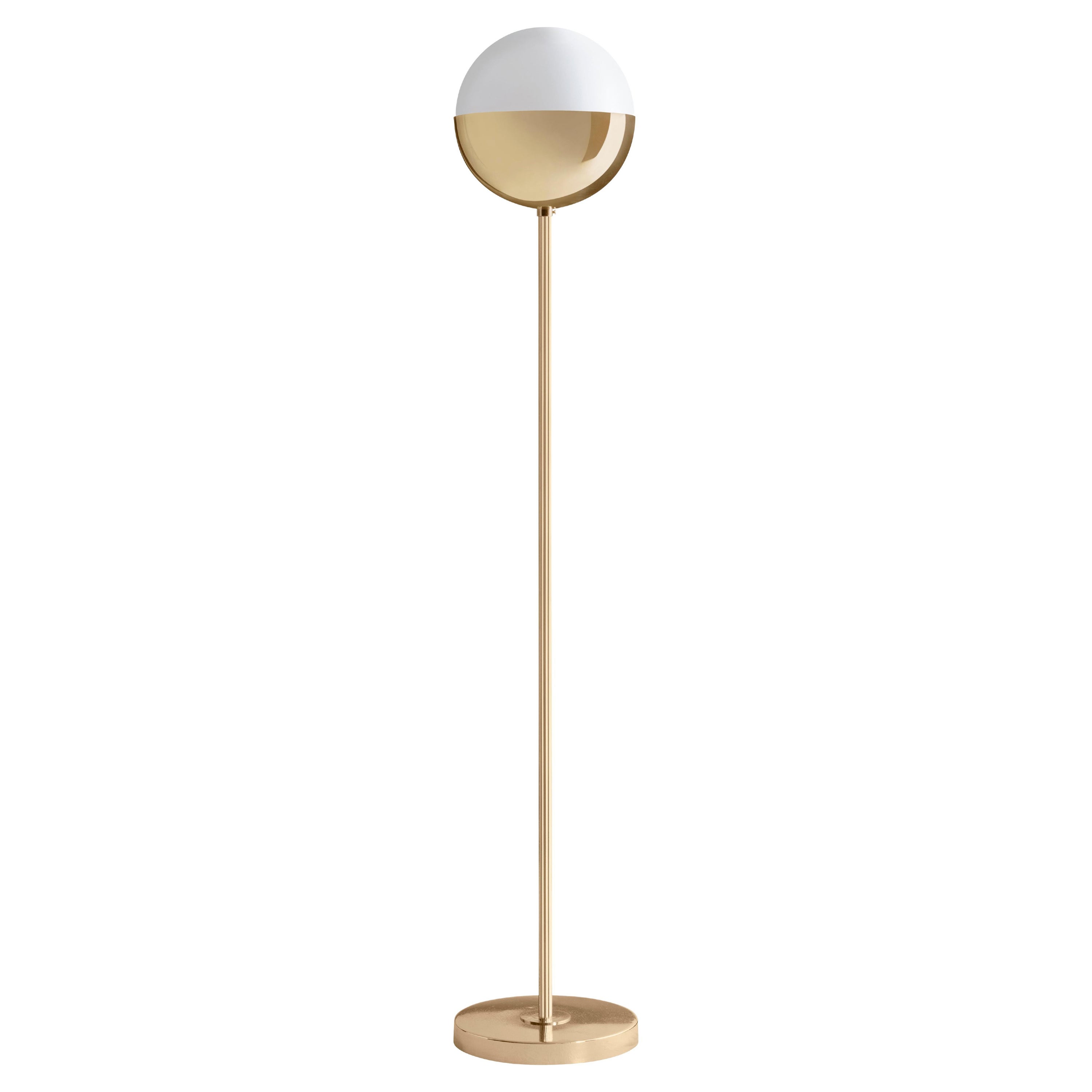 Brass Floor Lamp 01 Dimmable 140 by Magic Circus Editions For Sale