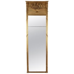 18th Century, Tall Giltwood Mirror