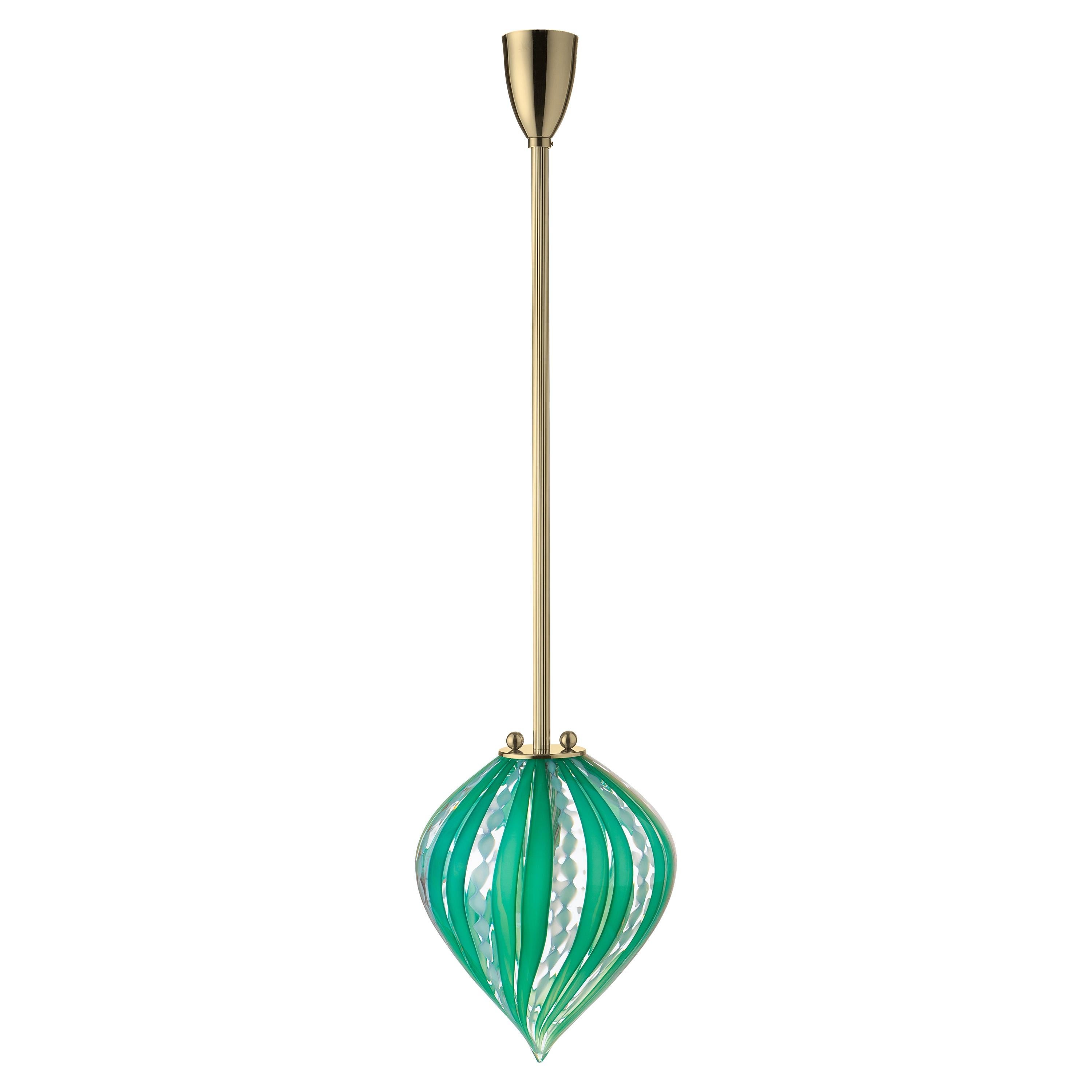 Verde Pendant Balloon Spirale by Magic Circus Editions For Sale
