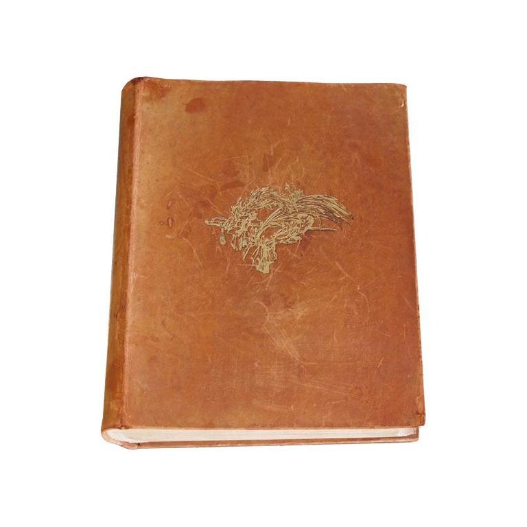 French Book, WWI, Leather Oversized