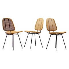 Graceful Mid-Century Modern Dutch Side Chairs
