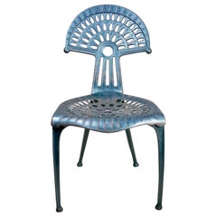 Chaise Oscar rare en fonte d'aluminium par Oscar Tusquets Blanca pour Kettal, 1996