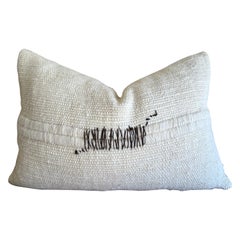 Nikko Hand Made Wool Pillow with Zig Zag Stitching
