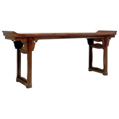 Vintage Asian Baker Furniture Altar Console Table