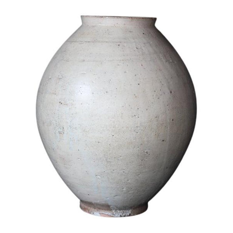 Mondgefäß / Koreanische antike Vase / Joseon-Dynastie / 18. Jahrhundert im Angebot