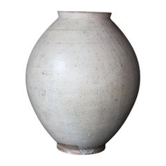 Mondgefäß / Koreanische antike Vase / Joseon-Dynastie / 18. Jahrhundert