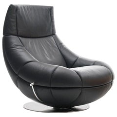 De Sede Swivel Lounge Chair with Tilt by Hugo De Ruiter