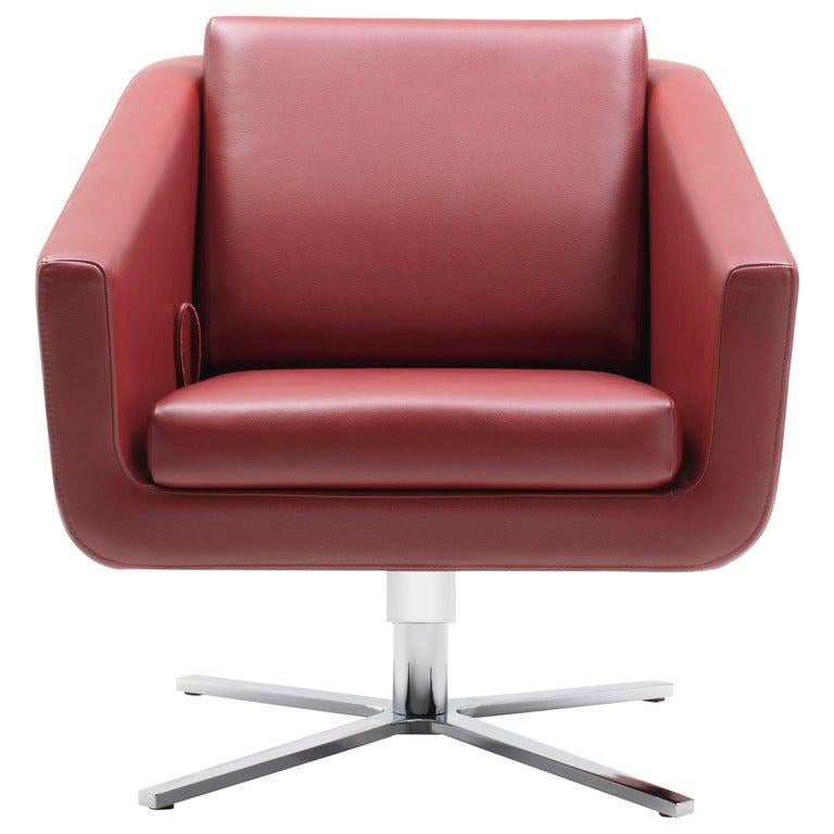 Pavo Adjustable Leather Armchair by FSM