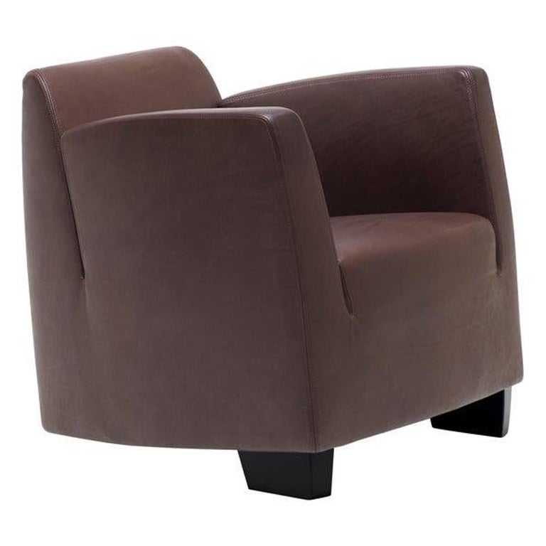 For Sale:  (Brown) De Sede Leather Club Chair by Kurt Erni