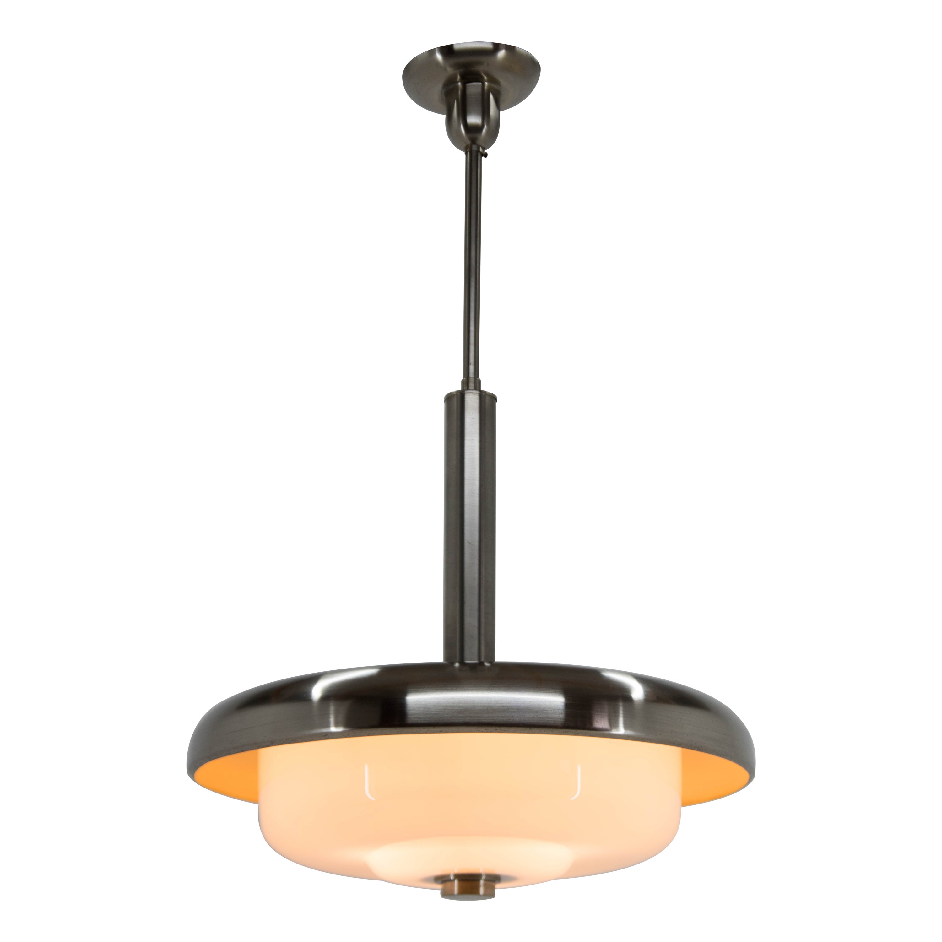 Ultra Rare Bauhaus Chandelier by IAS, 1930s For Sale