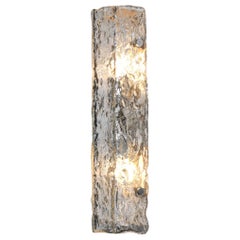 Big Glass Wall Lamp 1960s Vintage Style French