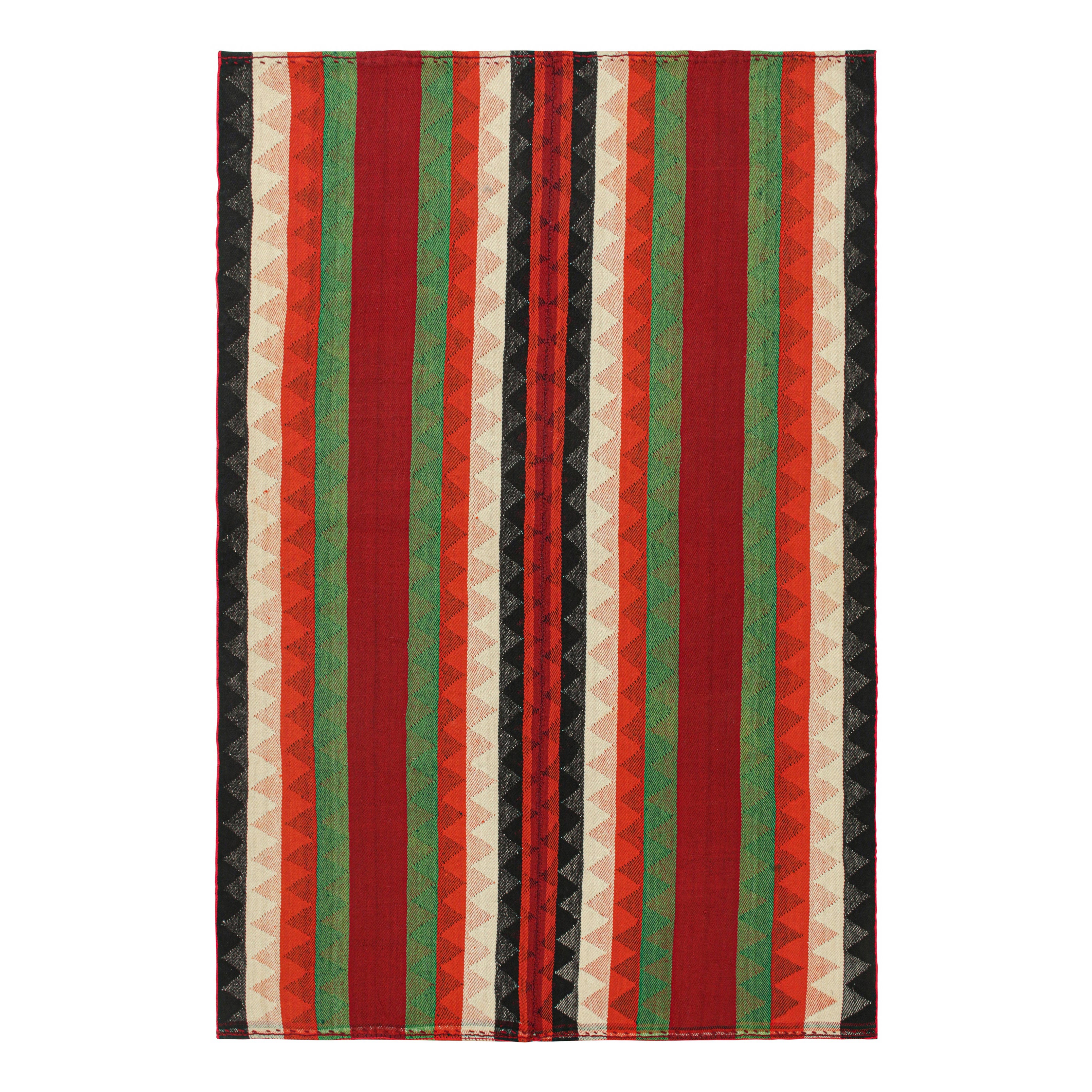 Vintage Persian Kilim with Multicolor Stripes by Rug & Kilim