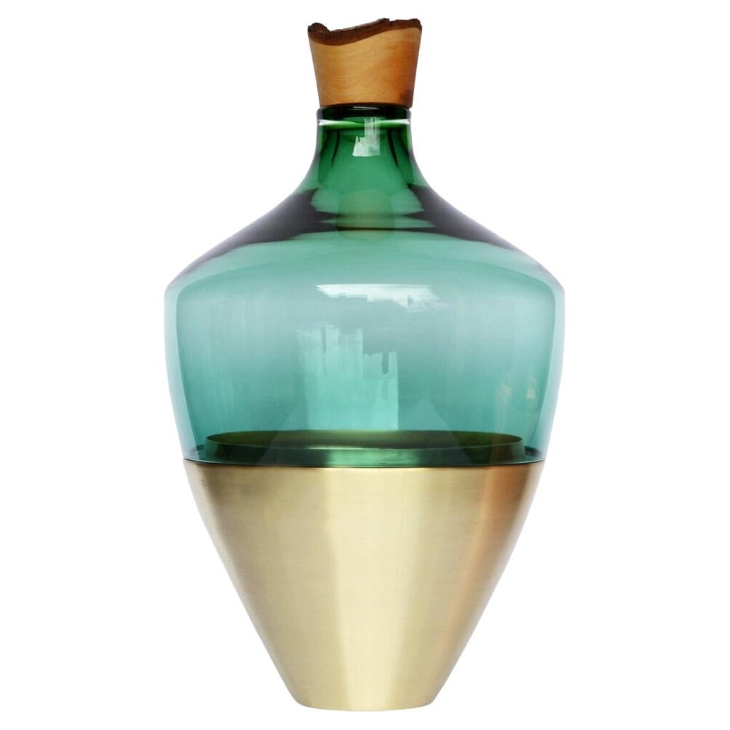 Grande vaso verde blu India II, Pia Wüstenberg