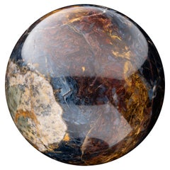 Genuine Hand-Carved Pietersite Sphere // 2.16 Lb