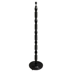 Tribal Ebonized Floor lamp
