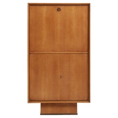 Art Deco Sycamore Drinks Cabinet