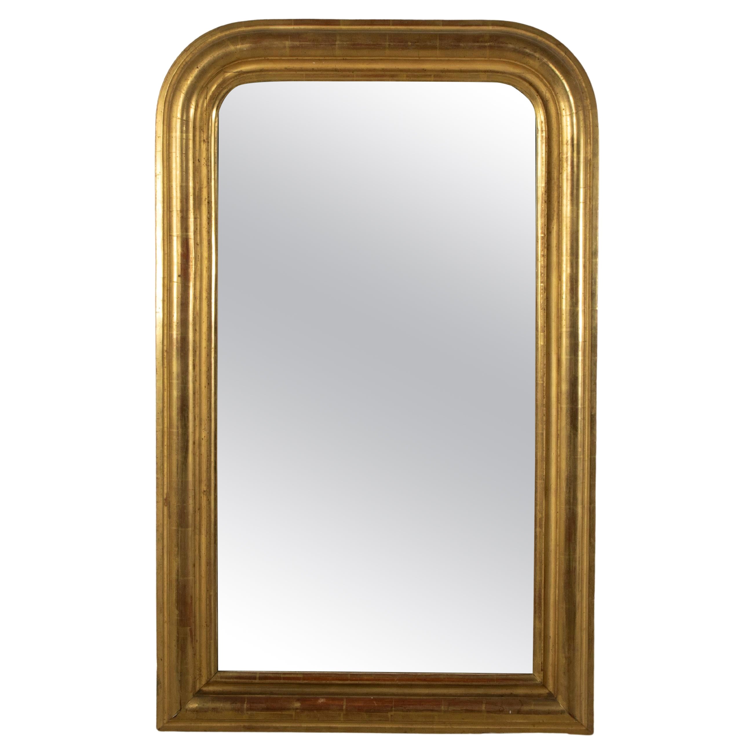 Mid-19th Century French Louis Philippe Period Giltwood Mirror