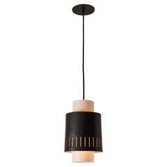 1960s Glass & Perforated Metal Pendant Attributed to Bruno Gatta for Stilnovo