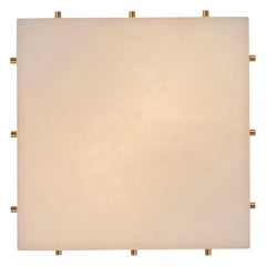 Large 'Titan 12' Alabaster Wall or Ceiling Lamp by Denis De La Mesiere