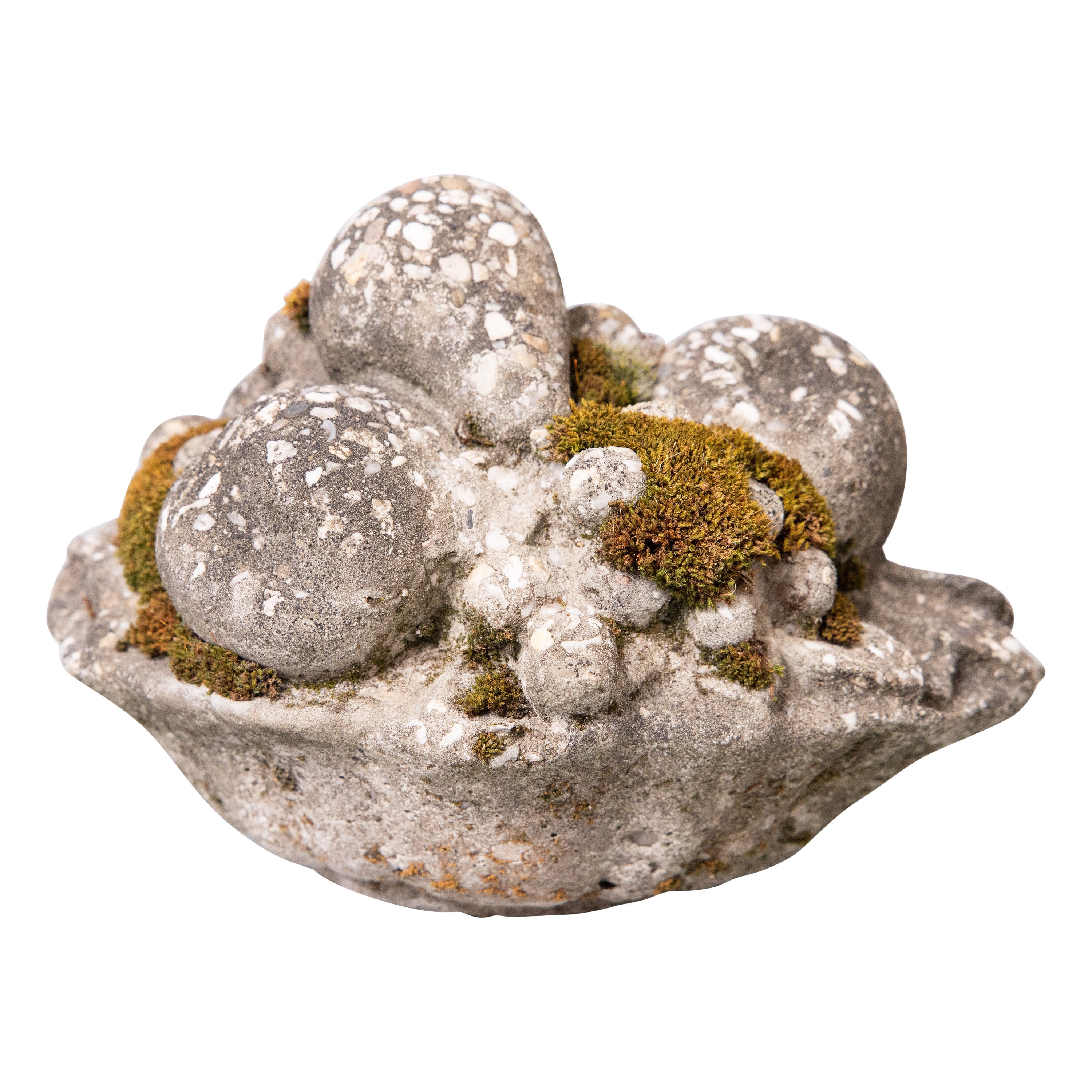 Pair of Cast Cement Fruit Basket Garden Ornaments For Sale at 1stDibs concrete fruit basket