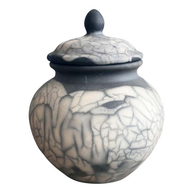 Pre-Order Omoide Urn, Smoked Raku, Ceramic Raku Pottery For Sale at ...