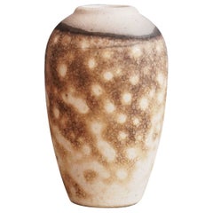 Hana L Mini Vase Raku Ceramic, Obvara, Handmade Home Decor Gift