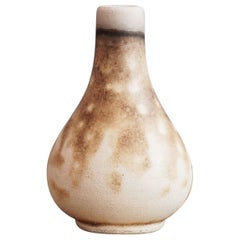 Raku-Mini-Vase mit Raku-Keramik, Obvara, handgefertigtes Dekorationsgeschenk