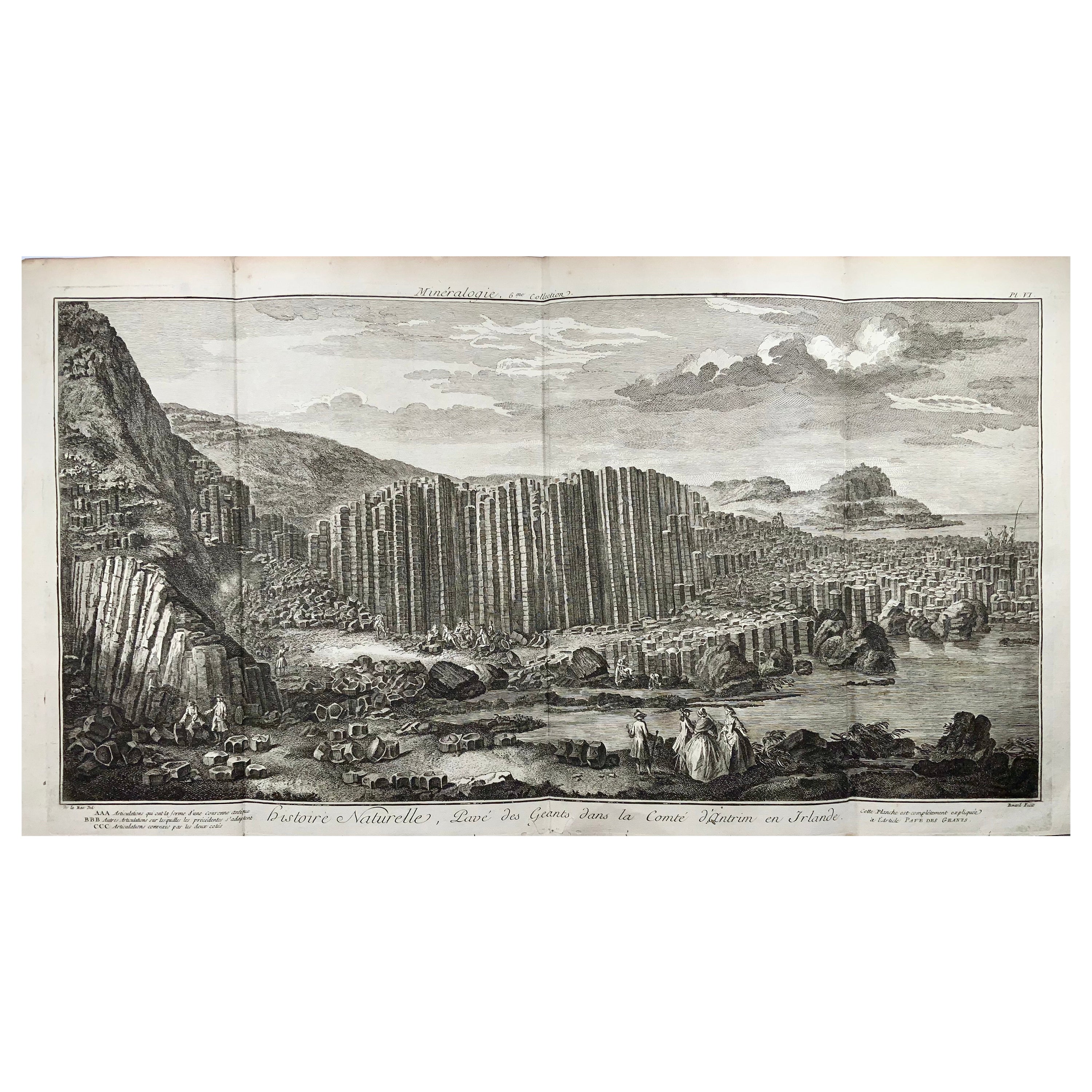 1757 Giant's Causeway, Antrim, Ireland, Large Panorama, Ireland For Sale