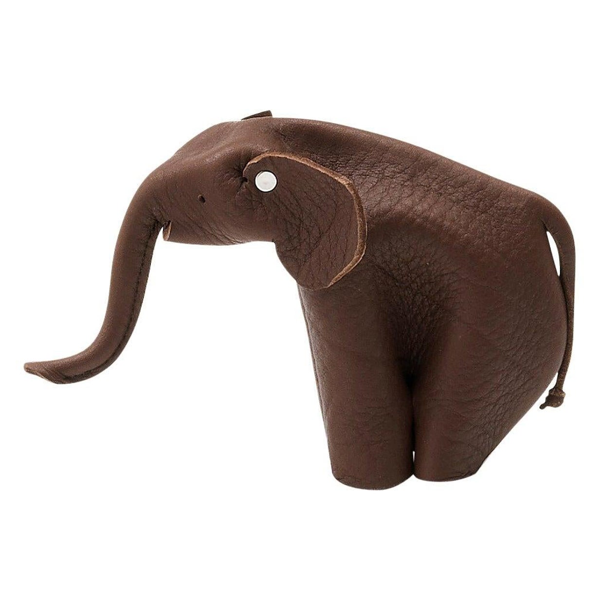 For Sale:  (Brown) De Sede Leather Elephant Toy Accessory by Alfredo Häberli