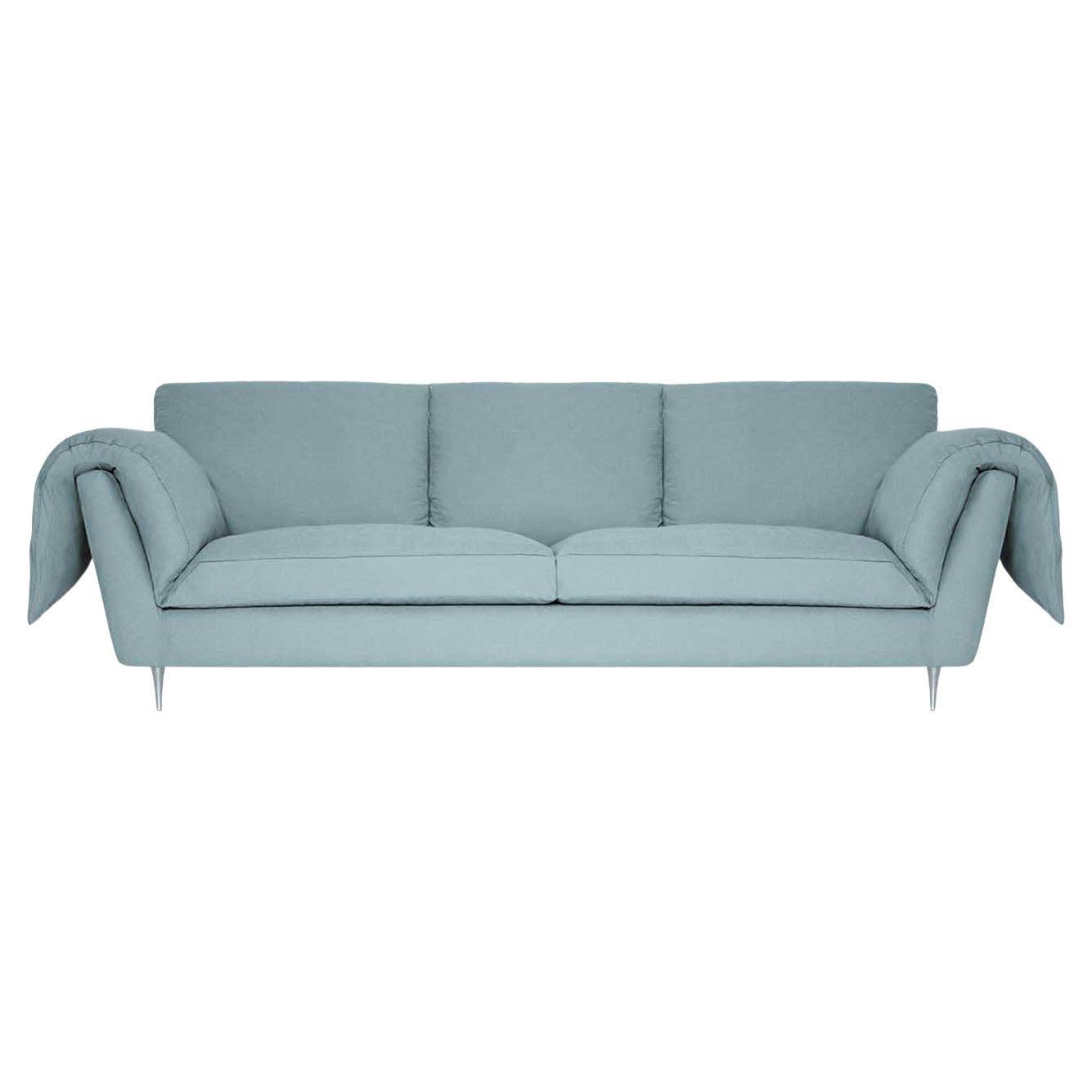 Casquet in Almond Green 3 Seater Bio Sofa