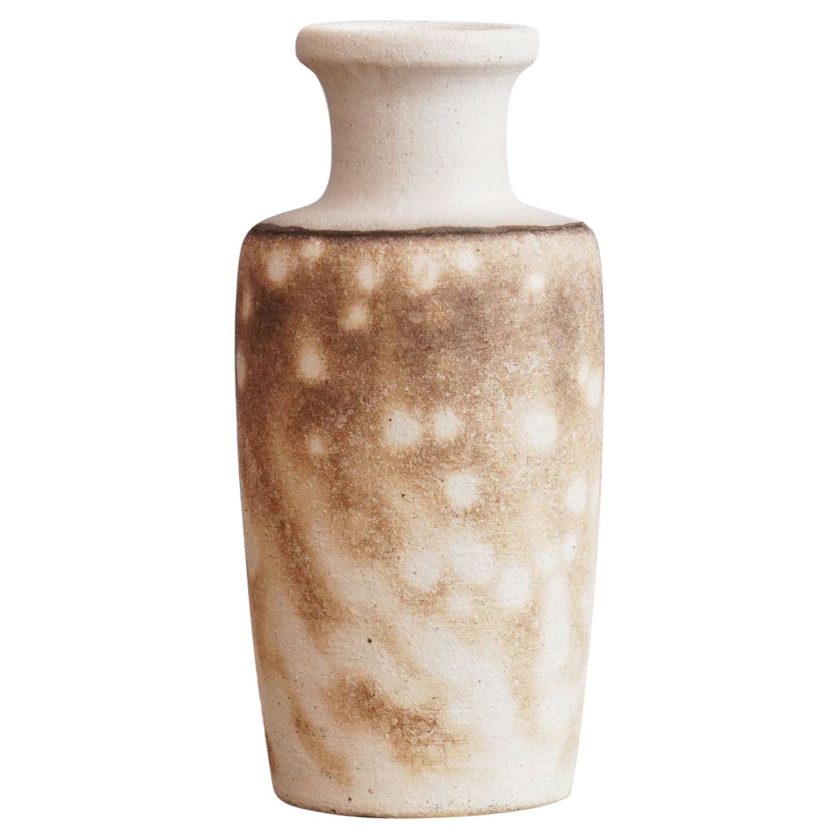 Raku-Mini-Vase, Raku-Keramik, Obvara, handgefertigtes Dekorationsgeschenk