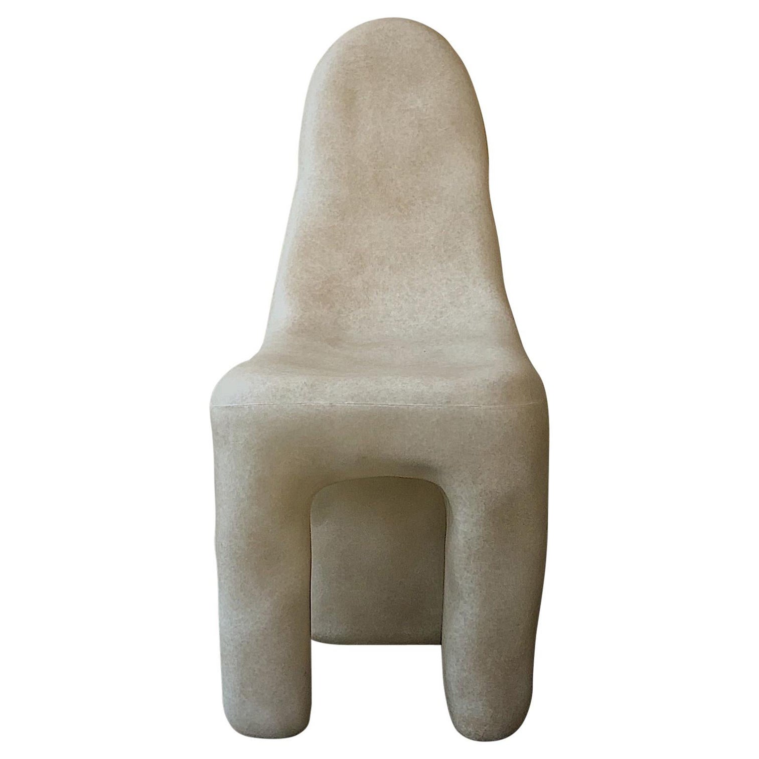 White Playdough Chair by kar For Sale