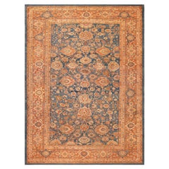 Antique Rustic Persian Sultanabad Rug. 9 ft 10 in x 13 ft 3 