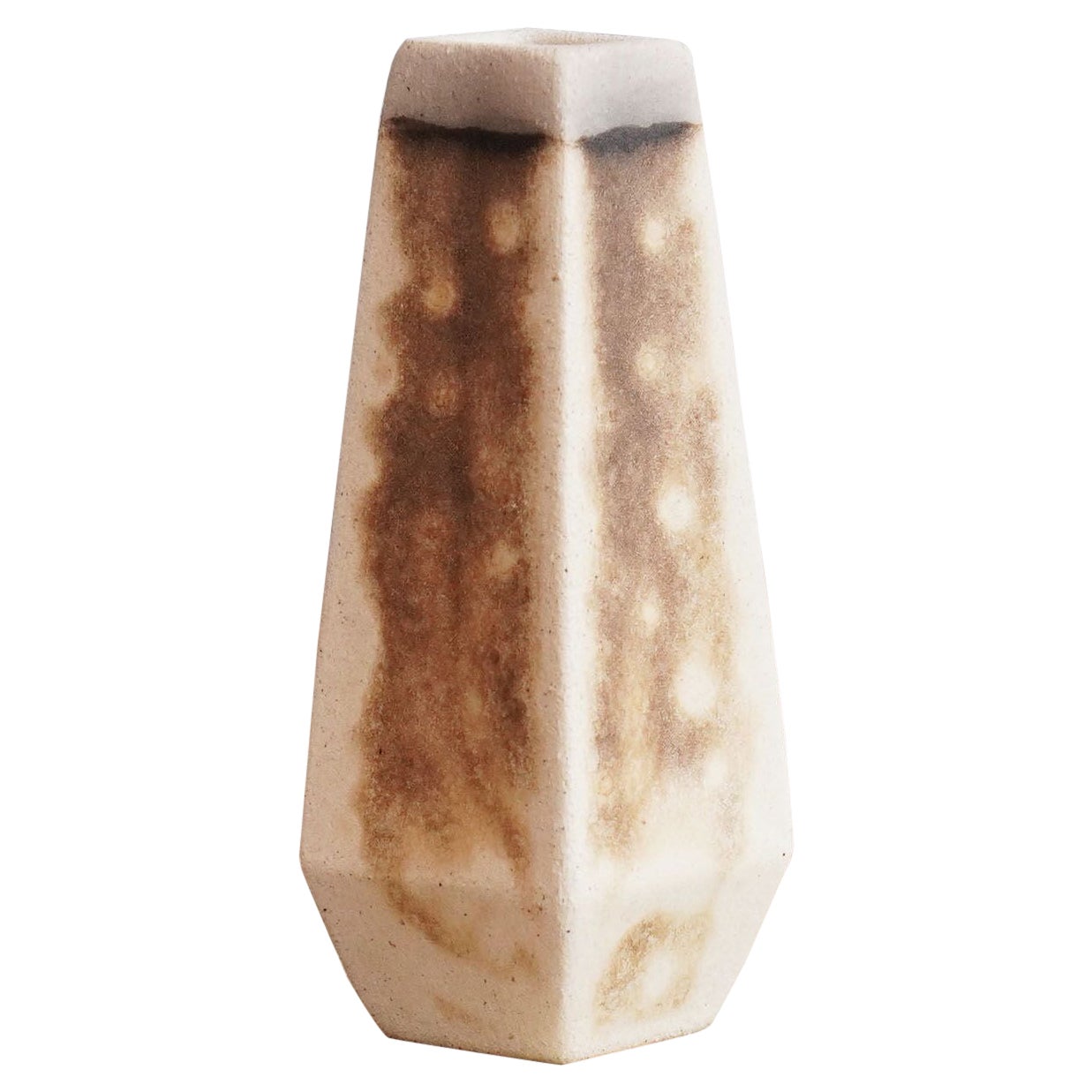 Mini vase en céramique Raku Hana R, Obvara, cadeau de décoration intérieure fait main