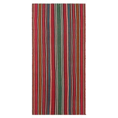 Vintage Persian Kilim in Polychromatic Stripes by Rug & Kilim