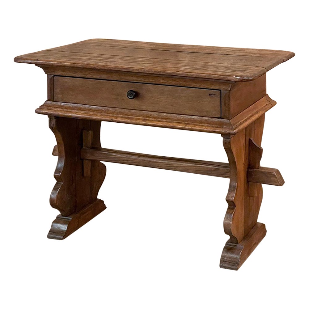 Rustic Mid-19th Century Spanish End Table For Sale