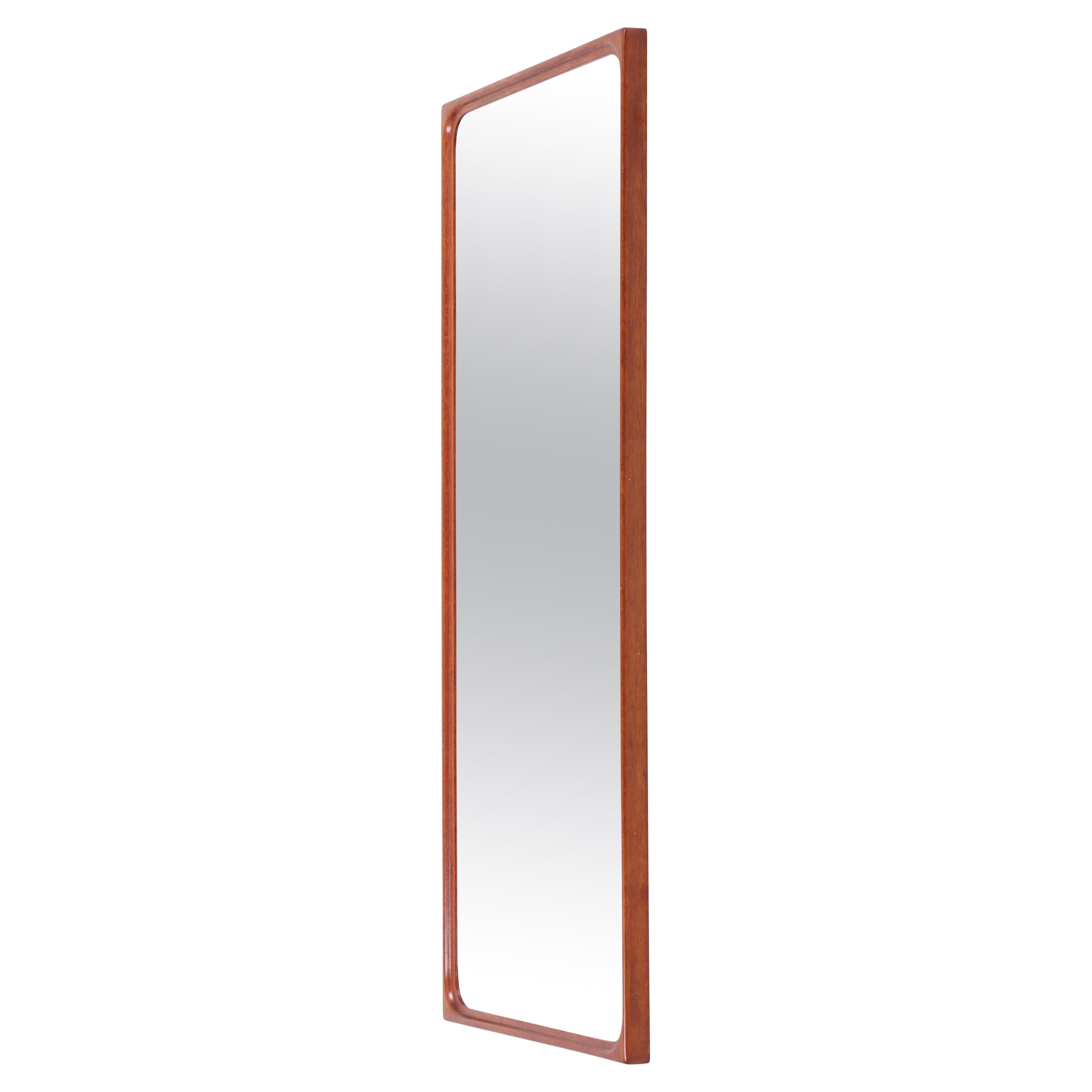 Midcentury Wall Mirror by K. Thomsen, Danish Modern, 1960s For Sale
