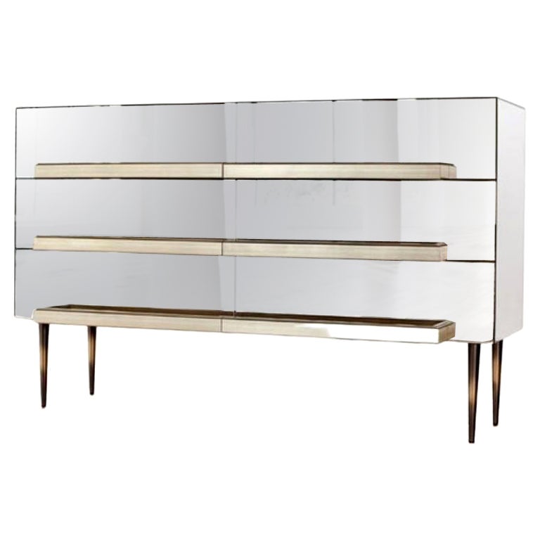 Illusion Dresser Mirror by Luis Pons For Sale