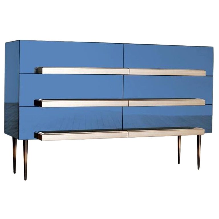 Illusion Dresser Ultramarine Blue by Luis Pons For Sale