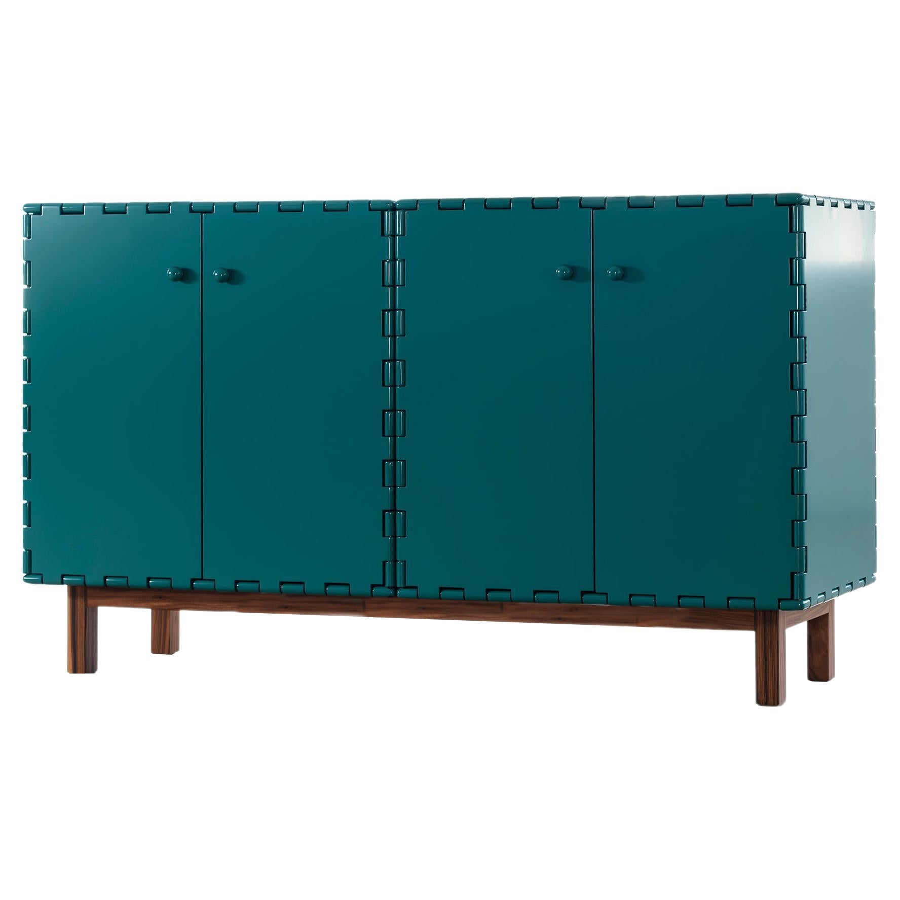 Tangara Sideboard Water Blue by Luis Pons For Sale