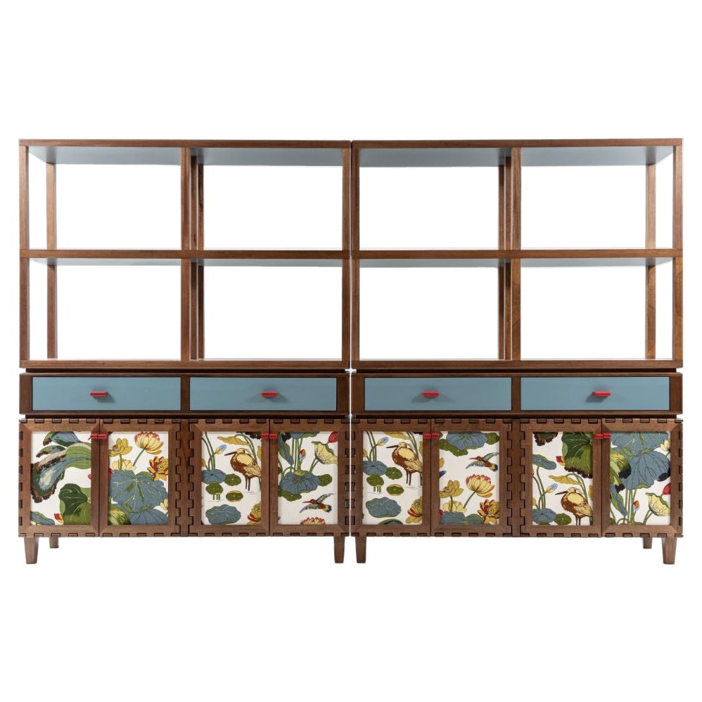Tangara Fabric Panels Sideboard by Luis Pons For Sale